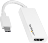 Aperçu de Adaptateur USB-C m. - HDMI f., blanc