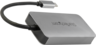 Imagem em miniatura de Adaptador USB tipo C m. - DVI-I f. cinz.