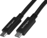 USB-C 3.1 - C m/m kábel 0,5 m, fekete előnézet