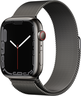 Apple Watch S7 GPS+LTE 45mm Stahl grau Vorschau