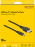 Miniatura obrázku Kabel USB typ C k. - DisplayPort k. 1,5m