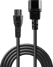 Miniatuurafbeelding van Power Cable C14/m - C5f 5m Black