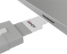 Aperçu de Verrou port SD gris, x4 + 1 clé
