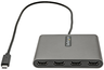 Aperçu de Adaptateur USB type C m. - 4x HDMI f.