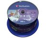 Miniatuurafbeelding van Verbatim DVD+R DL 8.5GB 8x Inkjet SP(50)