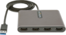 Imagem em miniatura de Adaptador USB-A m. - 4 x HDMI f.
