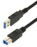 Aperçu de Câble USB 3.0 A m. - B m., 2 m, noir
