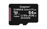 Imagem em miniatura de Kingston Canvas Select P 64 GB microSDXC