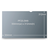 Widok produktu 3M Filtr pryw. PF250W9B 63,5 cm (25") w pomniejszeniu