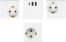 Thumbnail image of Multi Socket Cube 3-way + 3x USB 1.5m
