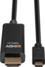 Miniatuurafbeelding van Cable USB Type-C/m - HDMI/m 5m