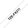 Brother TZe-FX211 6mmx8m szalag fehér előnézet