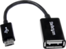 Miniatuurafbeelding van StarTech USB-A - Micro-B Cable 0.12m