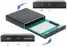 Delock SATA USB C und A HDD/SSD Gehäuse Vorschau