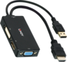 Imagem em miniatura de Adaptador HDMI m - DisplayPort/DVI/VGA f