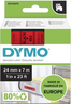 Miniatuurafbeelding van Dymo D1 Label Tape Black/Red 24mm