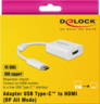 Thumbnail image of Adapter USB C/m - HDMI/f White