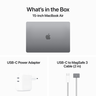 Aperçu de Apple MacBook Air 15 M3 8/256 Go, gris