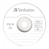 Vista previa de Verbatim CD-R 700MB 52x Inkjet SP(25)
