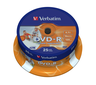 Verbatim DVD-R 4,7 GB 16x Inkjet SP(25) Vorschau