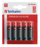 Miniatura obrázku Alkalické baterie Verbatim LR6 10 ks