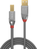 Miniatuurafbeelding van Cable USB 2.0 A/m-B/m 3m Anthracite