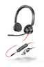 Miniatura obrázku Headset Poly Blackwire 3325 USB C/A