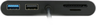 Anteprima di Adattat. 8-in-1, C - 2x HDMI/RJ45/USB/SD