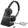Imagem em miniatura de Headset Jabra Evolve 75 SE MS + carrg.