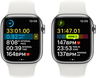 Apple Watch S8 GPS+LTE 41mm Stahl silber Vorschau
