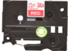 Miniatuurafbeelding van Brother TZe-435 12mmx8m Label Tape Red