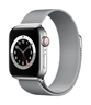 Apple Watch S6 GPS+LTE 40mm Stahl silber Vorschau
