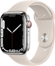 Apple Watch S7 GPS+LTE 45mm Stahl silber thumbnail