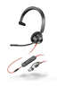 Miniatura obrázku Headset Poly Blackwire 3315 M USB C/A