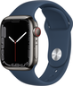 Apple Watch S7 GPS+LTE 41mm Stahl grau thumbnail