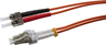 Thumbnail image of FO Duplex Patch Cable LC-ST 50µ 0.5m