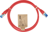 Aperçu de Câble patch RJ45 S/FTP Cat6a, 5 m, rouge