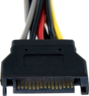 Miniatura obrázku El. adaptér SATA k. na 2x SATA z. 0,15m