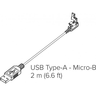 Miniatuurafbeelding van Poly Trio 8800 USB 2.0 Latch Cable