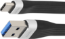 Miniatuurafbeelding van Delock USB Type-C - A Cable 0.13m