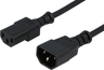 Miniatura obrázku El. kabel C13 zdírka - C14 kon. 1m černý