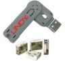 Thumbnail image of LINDY USB-A Port Blocker 4x/1x Key