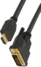 Miniatuurafbeelding van Delock HDMI - DVI-D Cable 1.5m