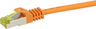Miniatuurafbeelding van Patch Cable RJ45 S/FTP Cat6a 1m Orange