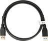 Miniatuurafbeelding van Cable USB 3.0 A/m-A/m 1m Black