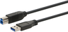 Miniatuurafbeelding van Cable USB 3.0 A/m-B/m 3m Black