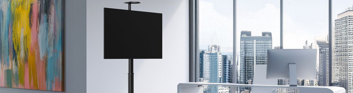 Monitor display in an office room