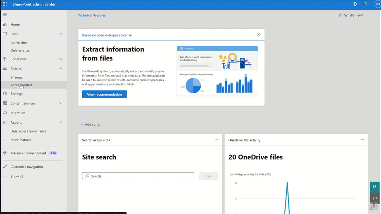 Restricted Sharepoint Search