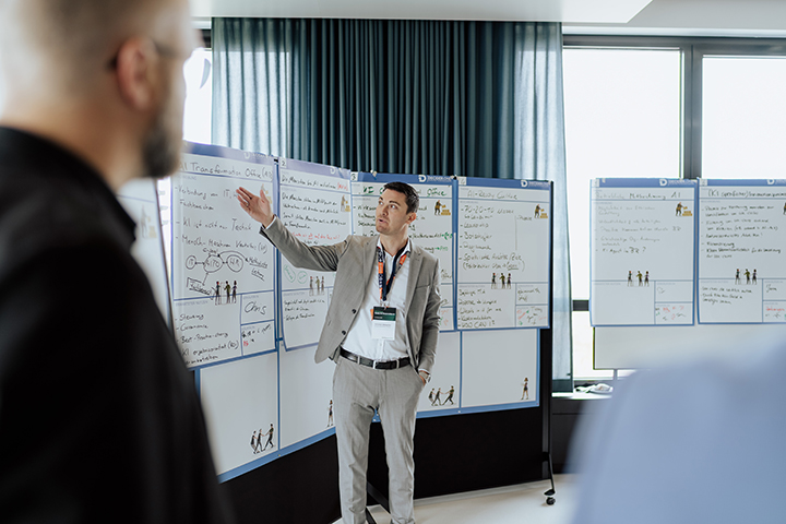 Discussion rounds at Rückblick 21.10.2015