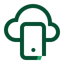 Cloud Services for a device Icon